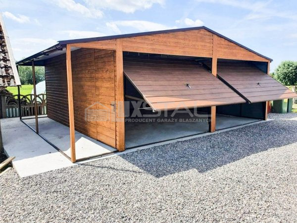Metallgarage 6m x 6m poziom - - LUX97 6x6 – Bild 4