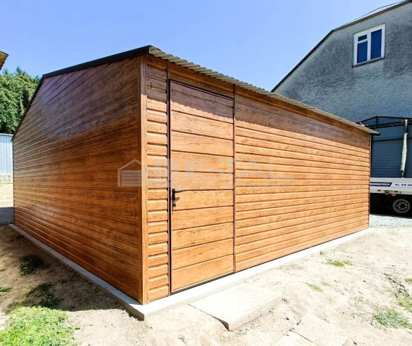 Metallgarage 6m x 6m poziom -  LUX98 – Bild 2