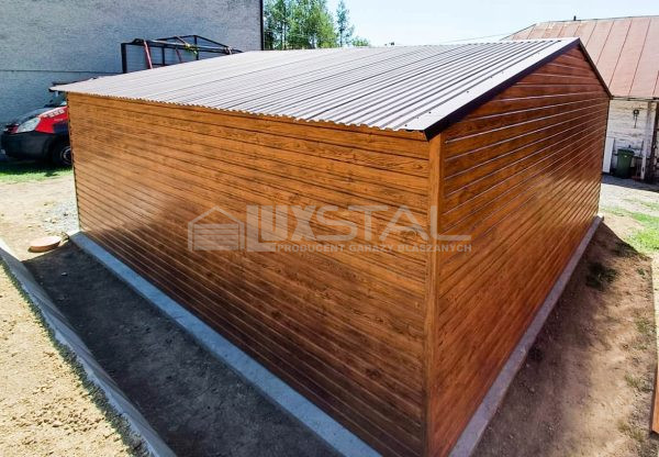 Metallgarage 6m x 6m poziom -  LUX98 – Bild 3