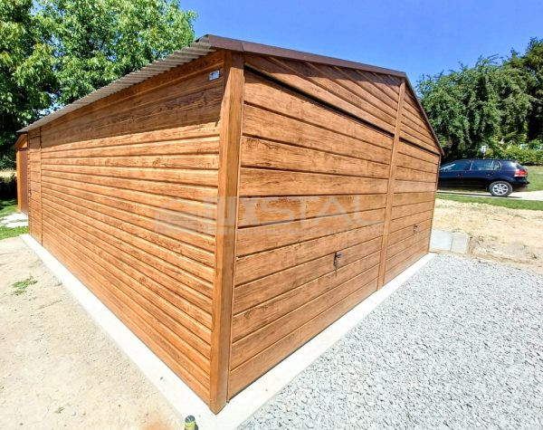 Metallgarage 6m x 6m poziom -  LUX98 – Bild 5