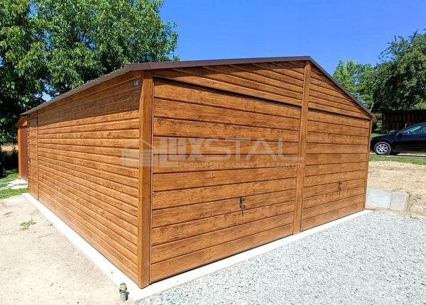 Metallgarage 6m x 6m poziom -  LUX98 – Bild 7