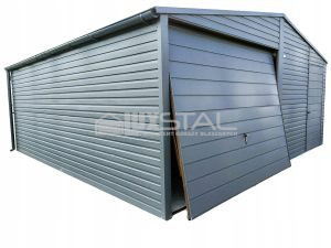 Metallgarage 6m x 6m poziom -  LUX101