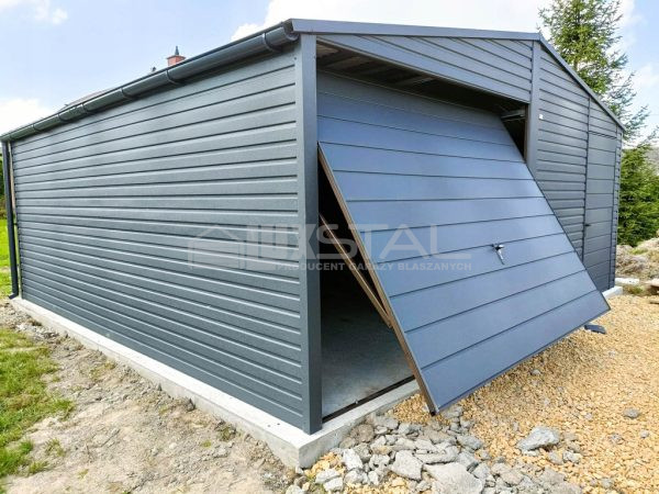 Metallgarage 6m x 6m poziom -  LUX101 – Bild 4