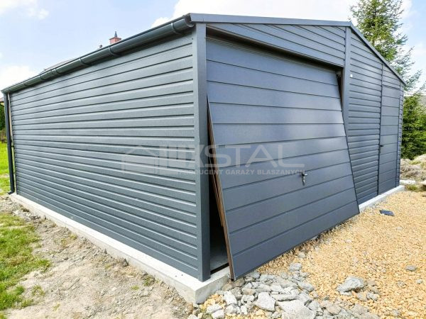 Metallgarage 6m x 6m poziom -  LUX101 – Bild 5