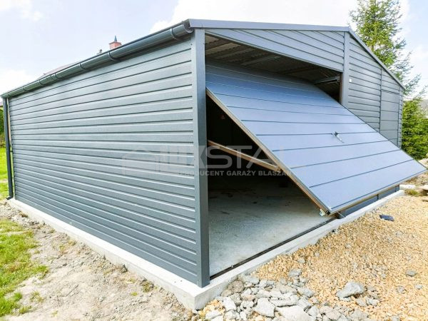 Metallgarage 6m x 6m poziom -  LUX101 – Bild 6