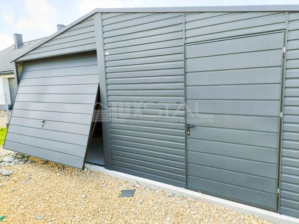 Metallgarage 6m x 6m poziom -  LUX101 – Bild 8