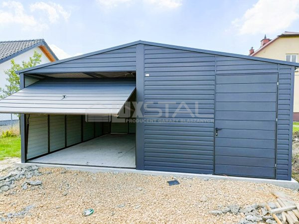 Metallgarage 6m x 6m poziom -  LUX101 – Bild 9