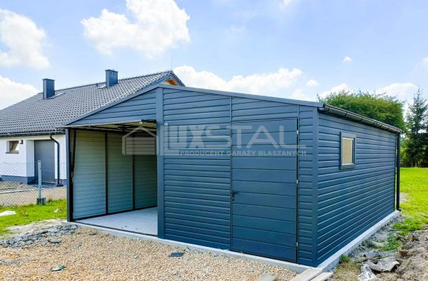 Metallgarage 6m x 6m poziom -  LUX101 – Bild 10