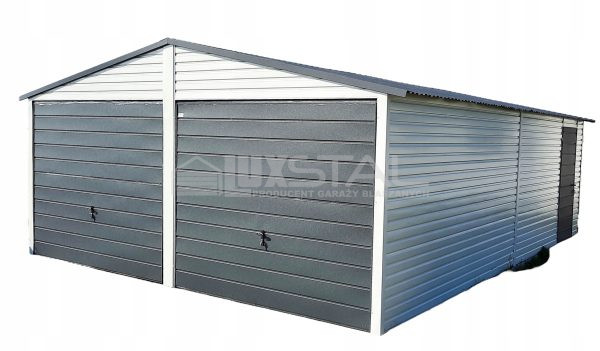 Metallgarage 6m x 7m - LUX68