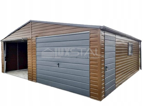 Metallgarage 7m x 6m - LUX39