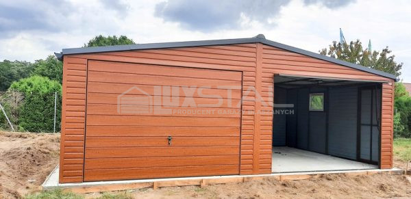 Metallgarage 7m x 6m - LUX93 – Bild 3