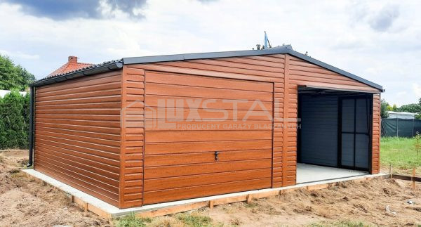 Metallgarage 7m x 6m - LUX93 – Bild 4