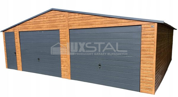 Metallgarage 8m x 7m - LUX91 8x7