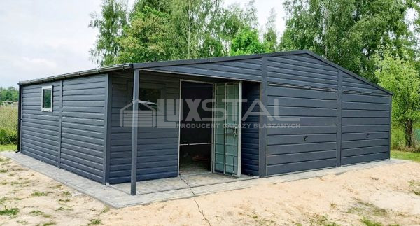 Metallgarage 9m x 6m - LUX25 – Bild 2