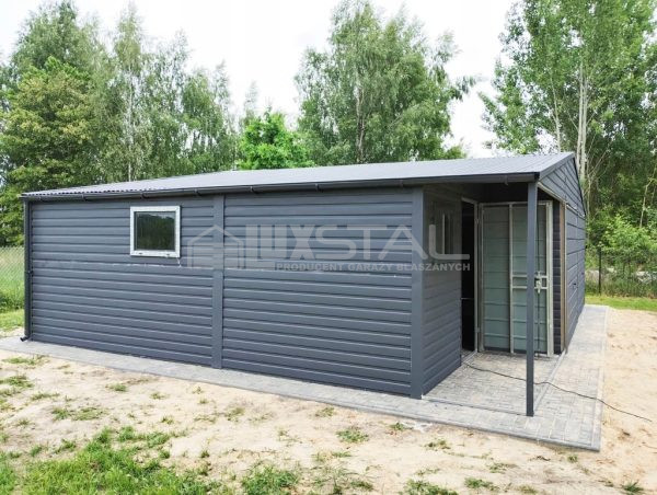 Metallgarage 9m x 6m - LUX25 – Bild 3