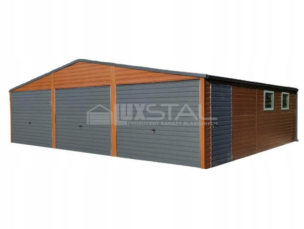 Metallgarage 9m x 6m - LUX33