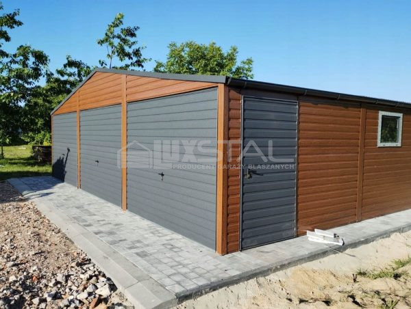 Metallgarage 9m x 6m - LUX33 – Bild 2
