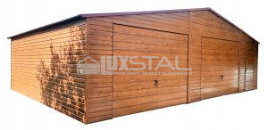 Metallgarage 9m x 6m poziom - LUX90