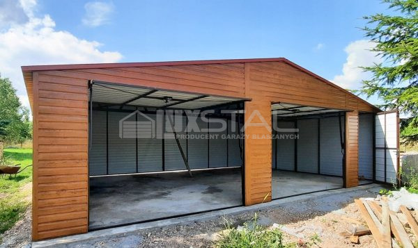 Metallgarage 9m x 6m poziom - LUX90 – Bild 3