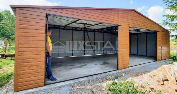 Metallgarage 9m x 6m poziom - LUX90 – Bild 8