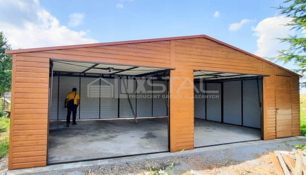 Metallgarage 9m x 6m poziom - LUX90 – Bild 9
