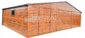 Metallgarage 9m x 7m poziom -  LUX84
