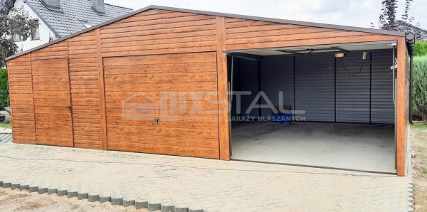 Metallgarage 9m x 7m poziom -  LUX84 – Bild 3
