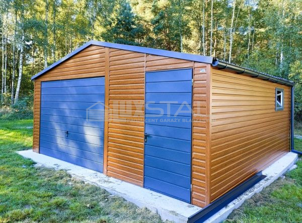 Metallgarage 5m x 6m - LUX40 5x6 – Bild 3