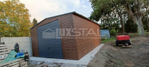 Metallgarage 5m x 7m poziom - LUX110 – Bild 7