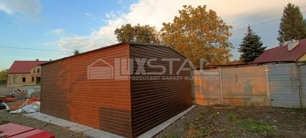 Metallgarage 5m x 7m poziom - LUX110 – Bild 3