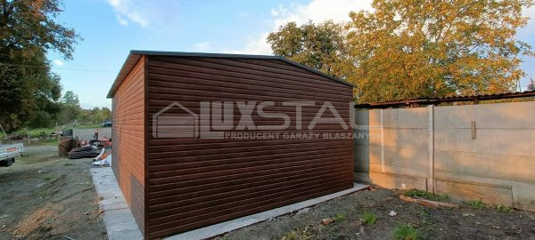 Metallgarage 5m x 7m poziom - LUX110 – Bild 2