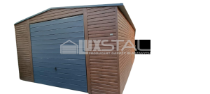 Metallgarage 5m x 7m poziom - LUX110