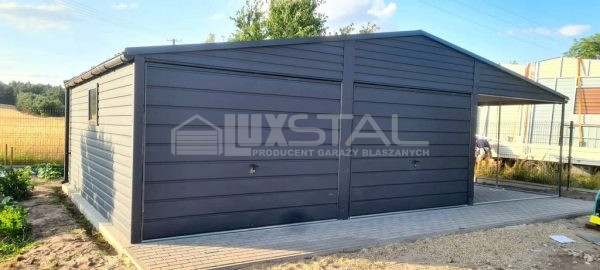 Metallgarage 6m x 6m - LUX22 – Bild 2