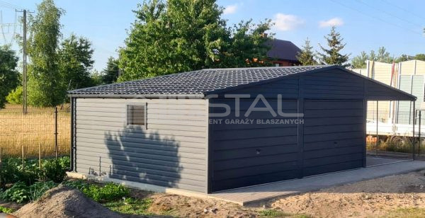 Metallgarage 6m x 6m - LUX22 – Bild 3