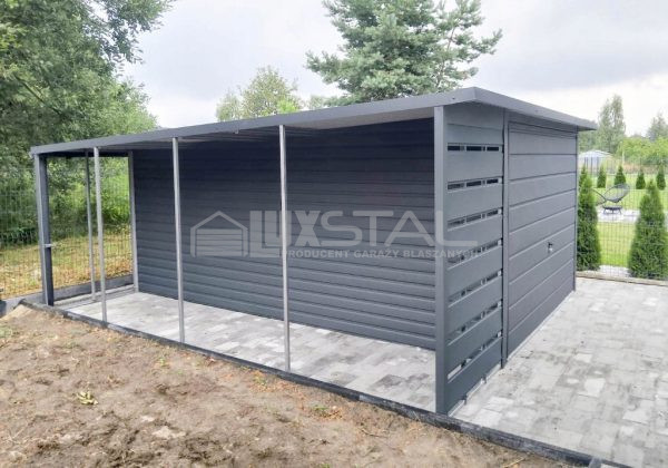 Metallgarage 3m x 5m - LUX17 – Bild 3