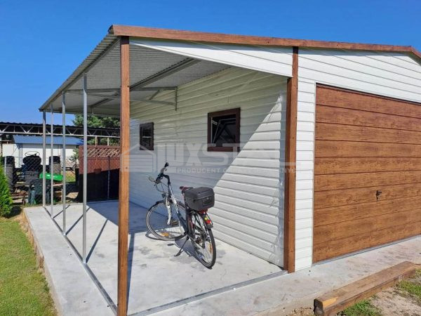 Metallgarage 6m x 6m - LUX23 – Bild 4