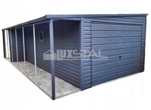 Metallgarage 3,5m x 7m -  LUX29