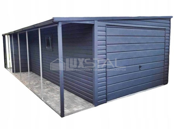 Metallgarage 3,5m x 7m -  LUX29