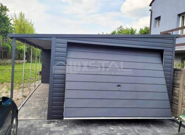 Metallgarage 3,5m x 7m -  LUX29 – Bild 2