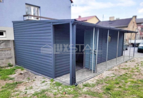 Metallgarage 3,5m x 7m -  LUX29 – Bild 3