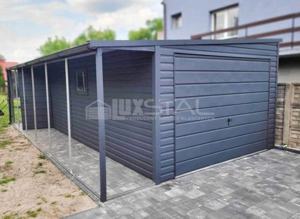 Metallgarage 3,5m x 7m -  LUX29 – Bild 4