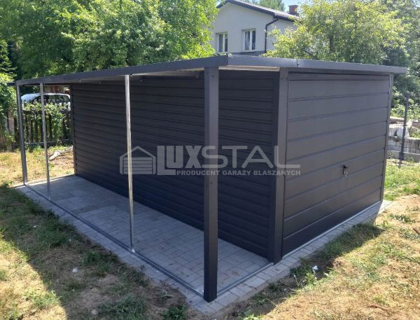 Metallgarage 3m x 5m - LUX13 – Bild 2