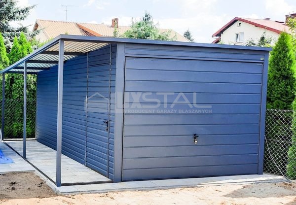 Metallgarage 3m x 5m - LUX62 – Bild 5