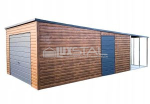 Metallgarage 4m x 6m - LUX30