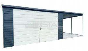 Metallgarage 4m x 6m - LUX45