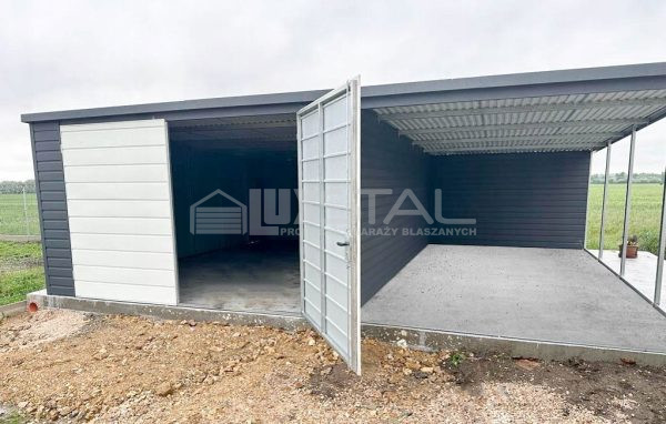 Metallgarage 4m x 6m - LUX45 – Bild 2