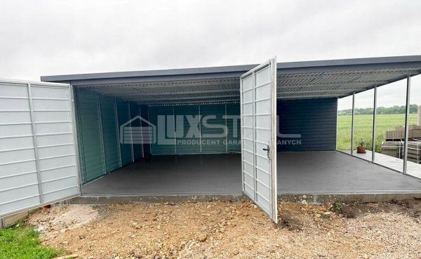 Metallgarage 4m x 6m - LUX45 – Bild 4