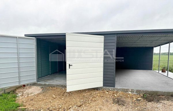 Metallgarage 4m x 6m - LUX45 – Bild 6