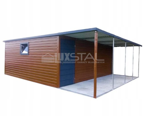 Metallgarage 6m x 5m - LUX27