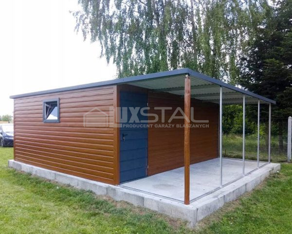 Metallgarage 6m x 5m - LUX27 – Bild 2